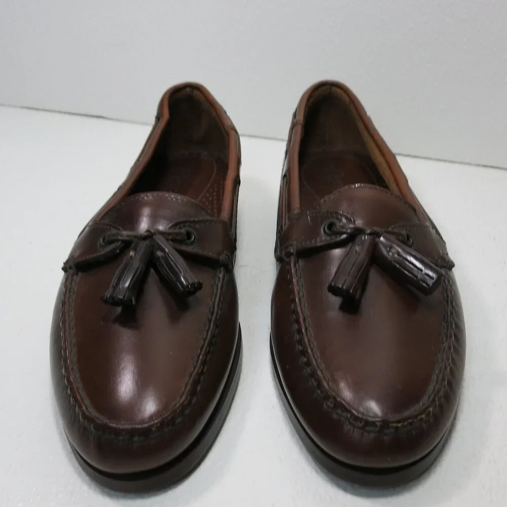 Hartland Leather Dress Strap Tassel Loafers Men's Footwear Men's Shoes Sz 9 M
